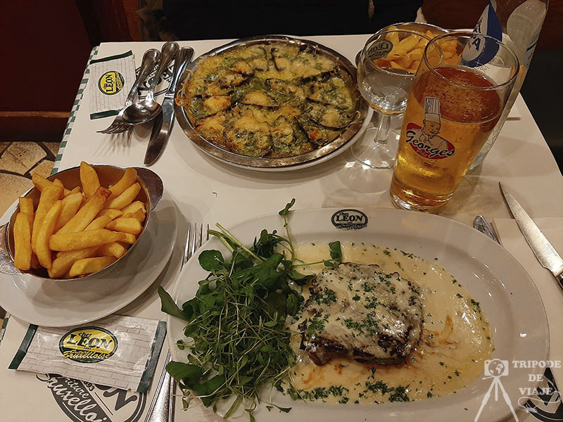 Restaurante Chez Leon, consejos para viajar a Bruselas