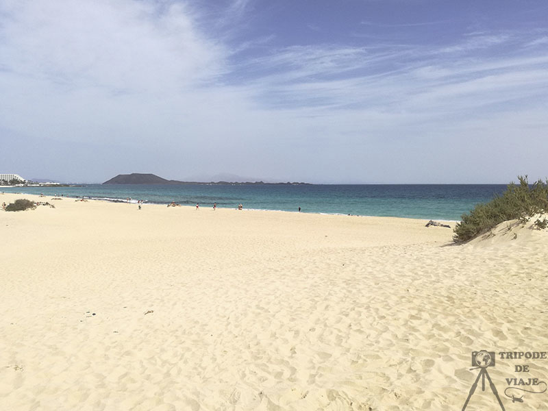 Playa de Corralejo en Fuerteventura