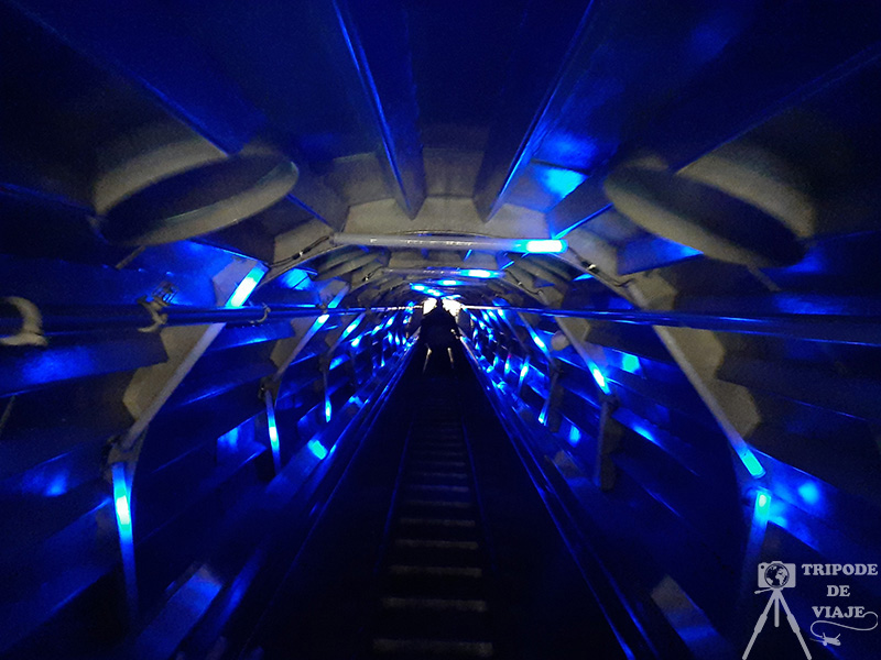 Escaleras mecánicas Atomium
